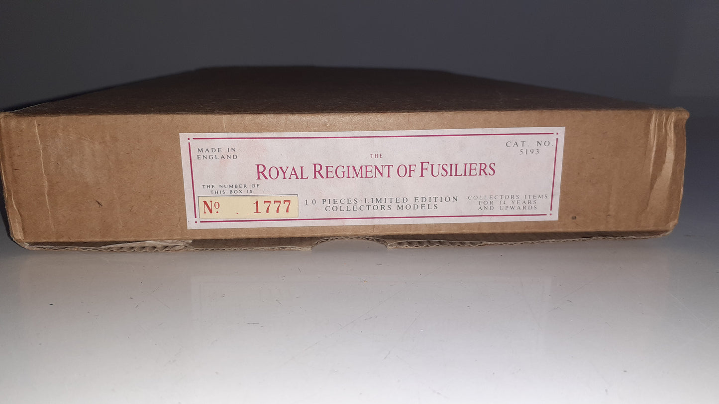Britains limited edition royal regiment of fusiliers 1993 5193 s736