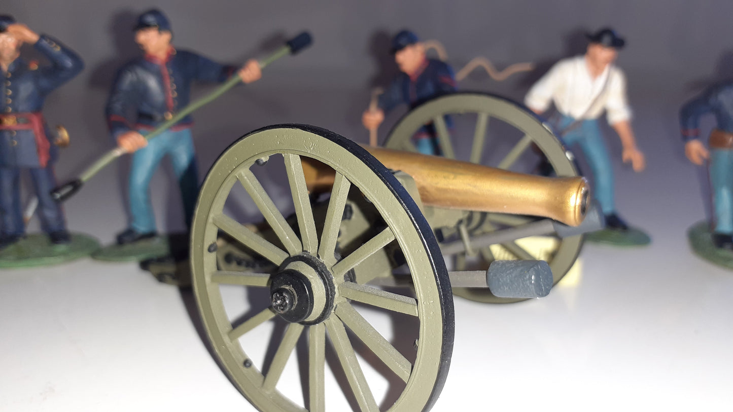 Britains metal 17240 Acw Union Artillery 2001  1:32 Boxed S1