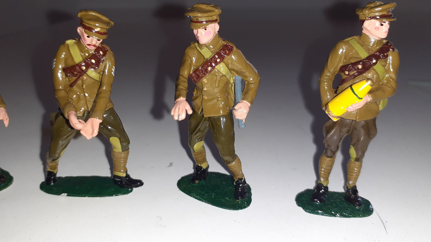 Britains 8912 Ww1 Artillery 4.5 Howitzer Limber Khaki 1993 s855
