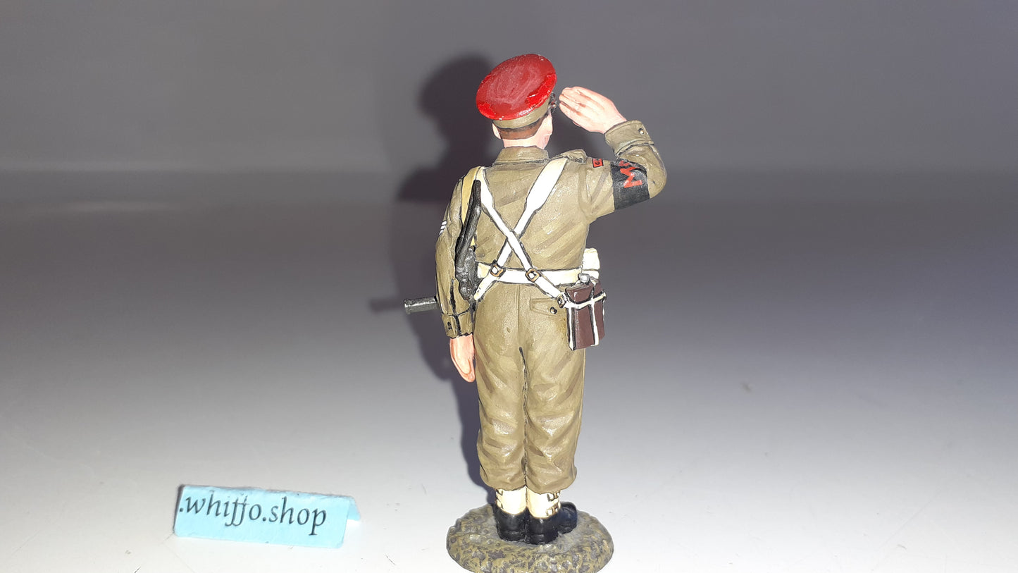 King and country Ww2 Dd155 British British Mp Saluting 2010 no box 1:30 W1211