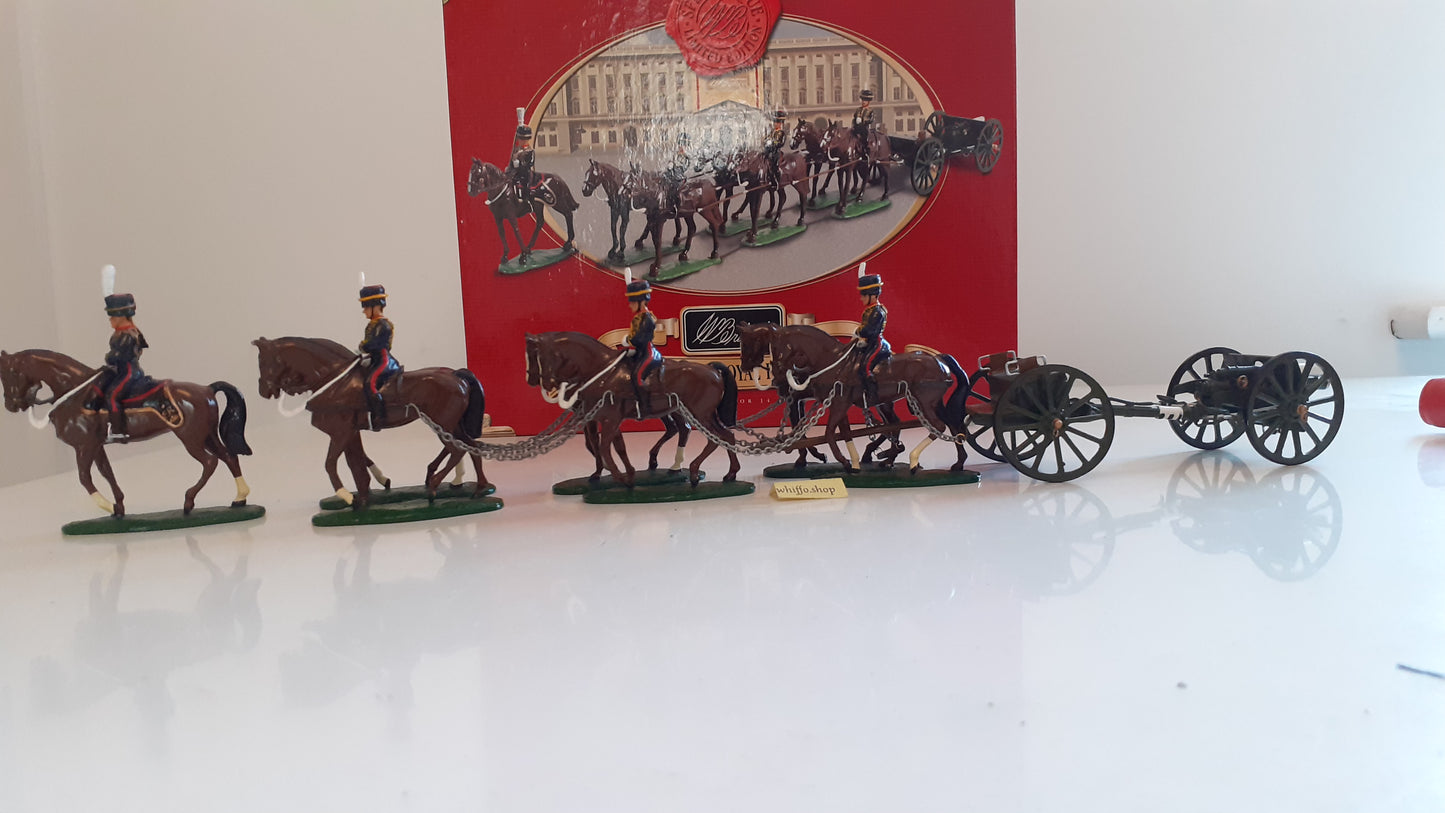 Britains 40188 Kings Troop Royal Horse Artillery 2001 1:32 metal wdb84