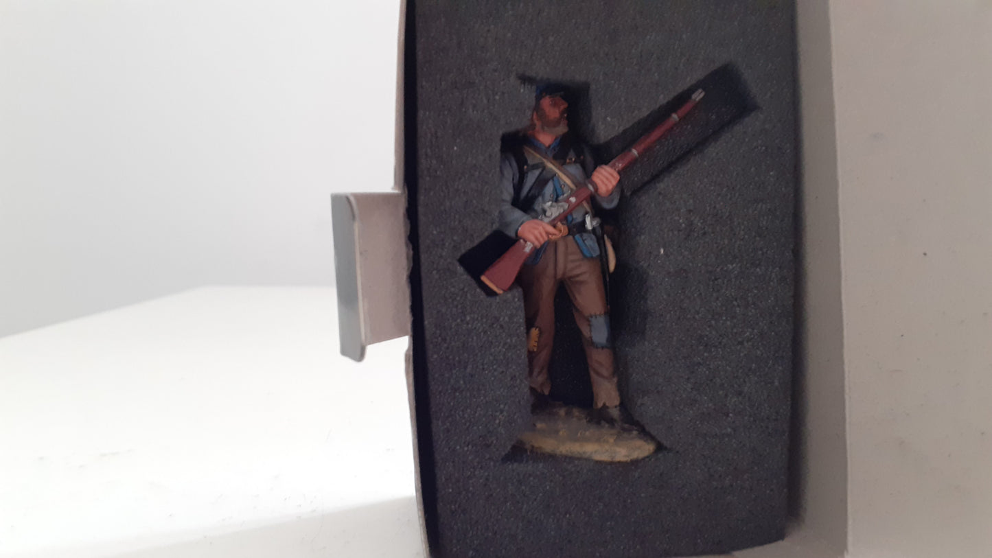 King and country cw22 acw confederate rebel at ready 2010 boxed 1:30 wbrb15