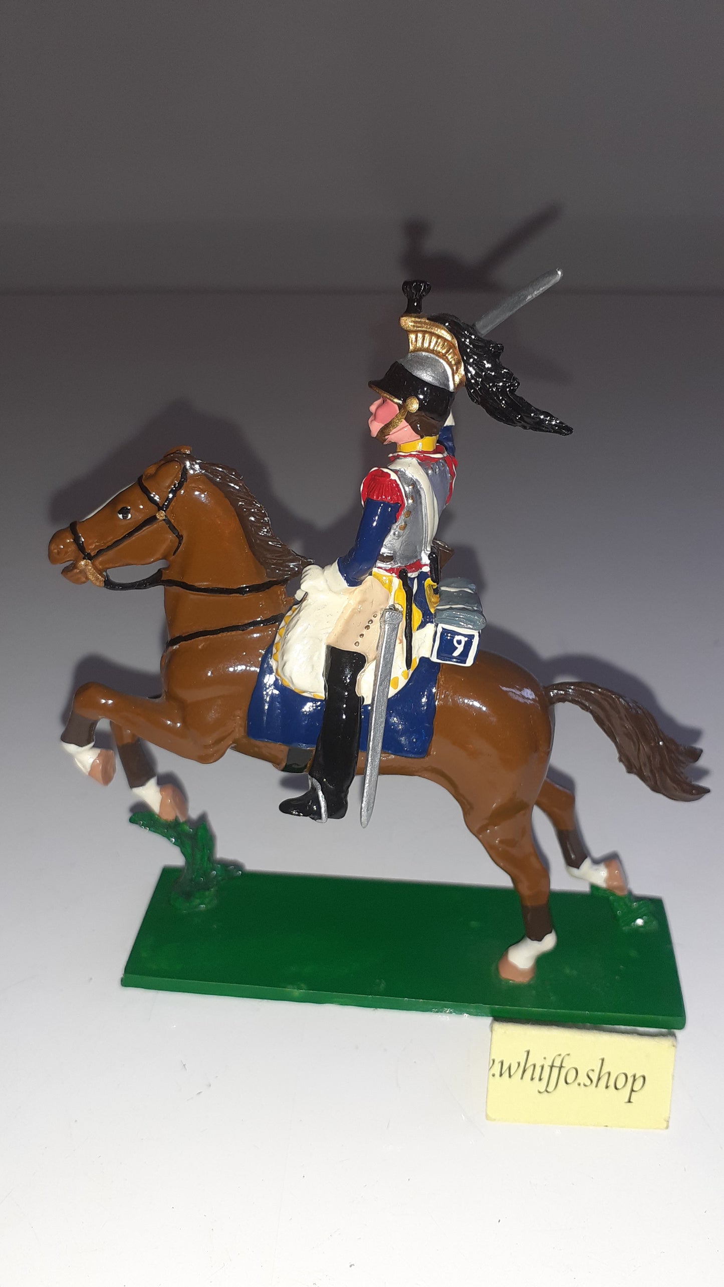 Early trophy miniatures 1991 Napoleonic War French Cuirassier Wa10a 1:32 s2