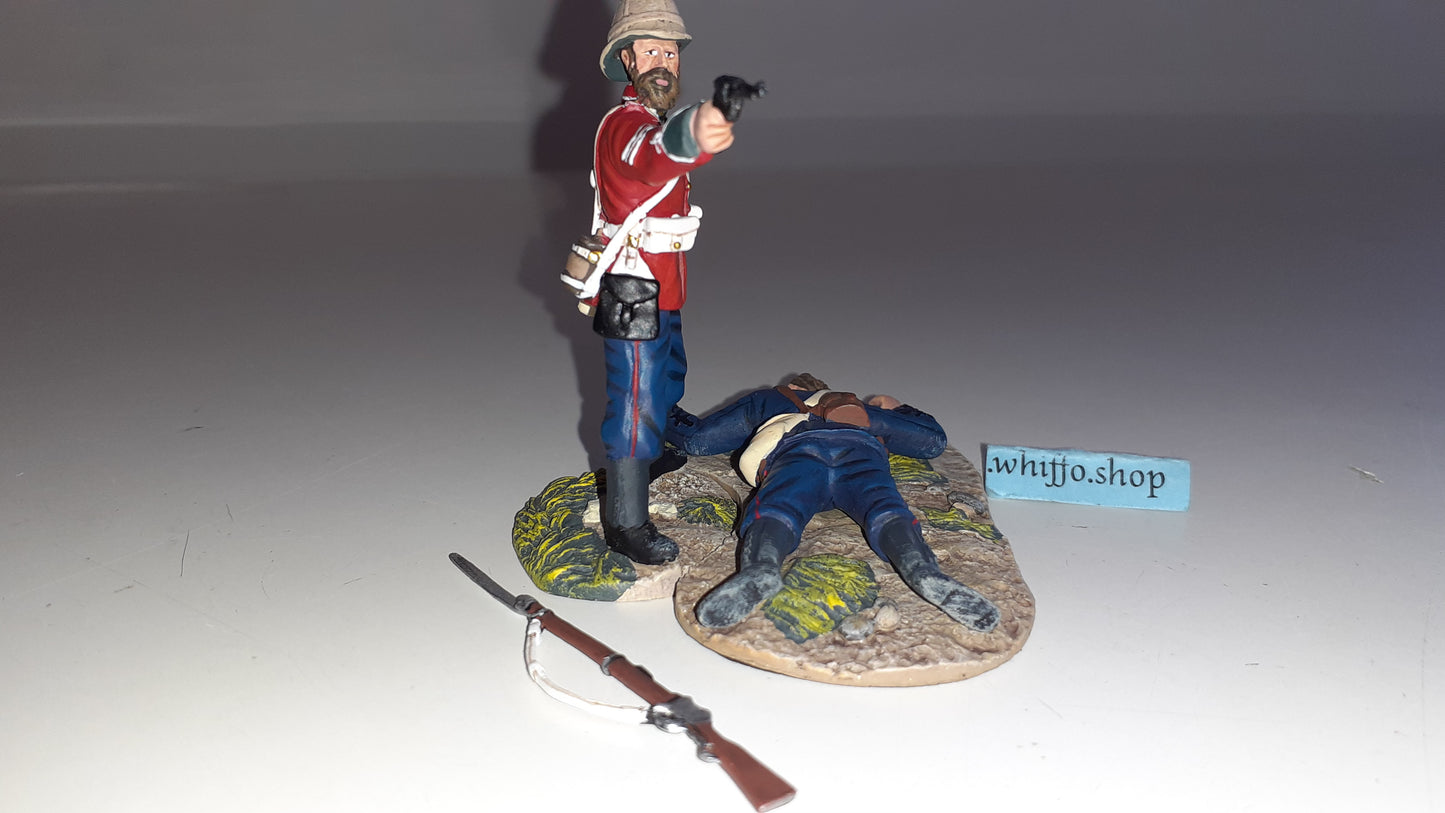 Britains 20123 Zulu wars 24th foot Pistol Indeed 2013 1:32 metal boxed b870
