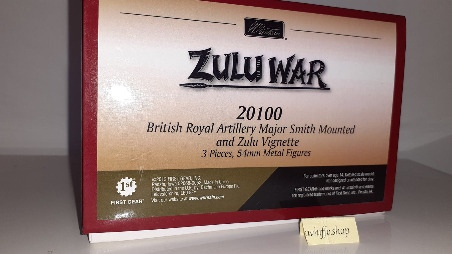 Britains 20100 Zulu War Artillery Major Smith 24th Foot 600 Made 2012 boxed S8