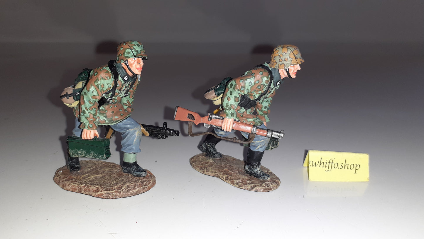 king and country wss123 ws123 ww2 german waffen mg42 Team 1:30 metal boxed 2008 s8