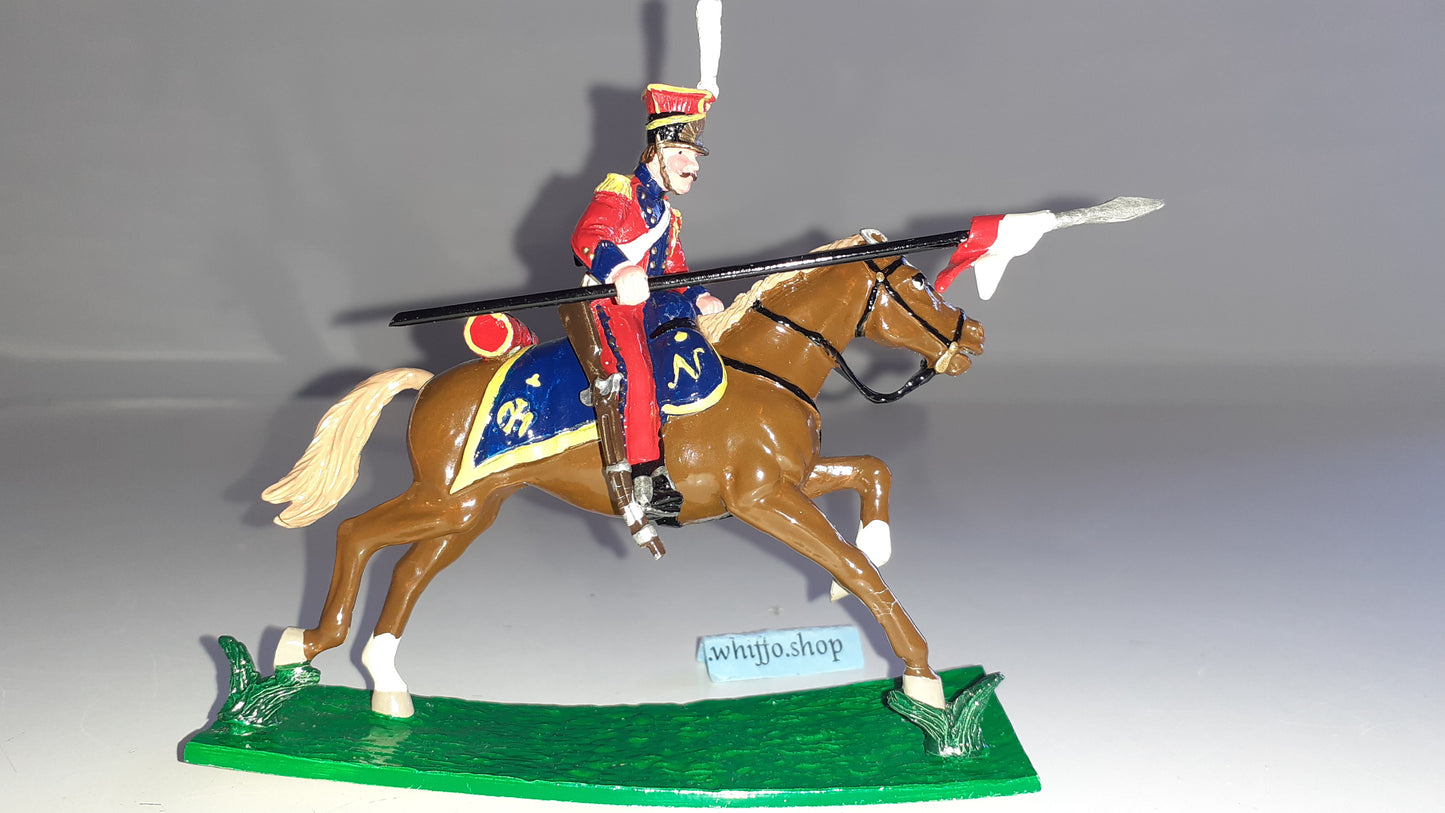 trophy miniatures 1991 Napoleonic War Dutch Lancers Cavalry Wa54b 1:32 s848