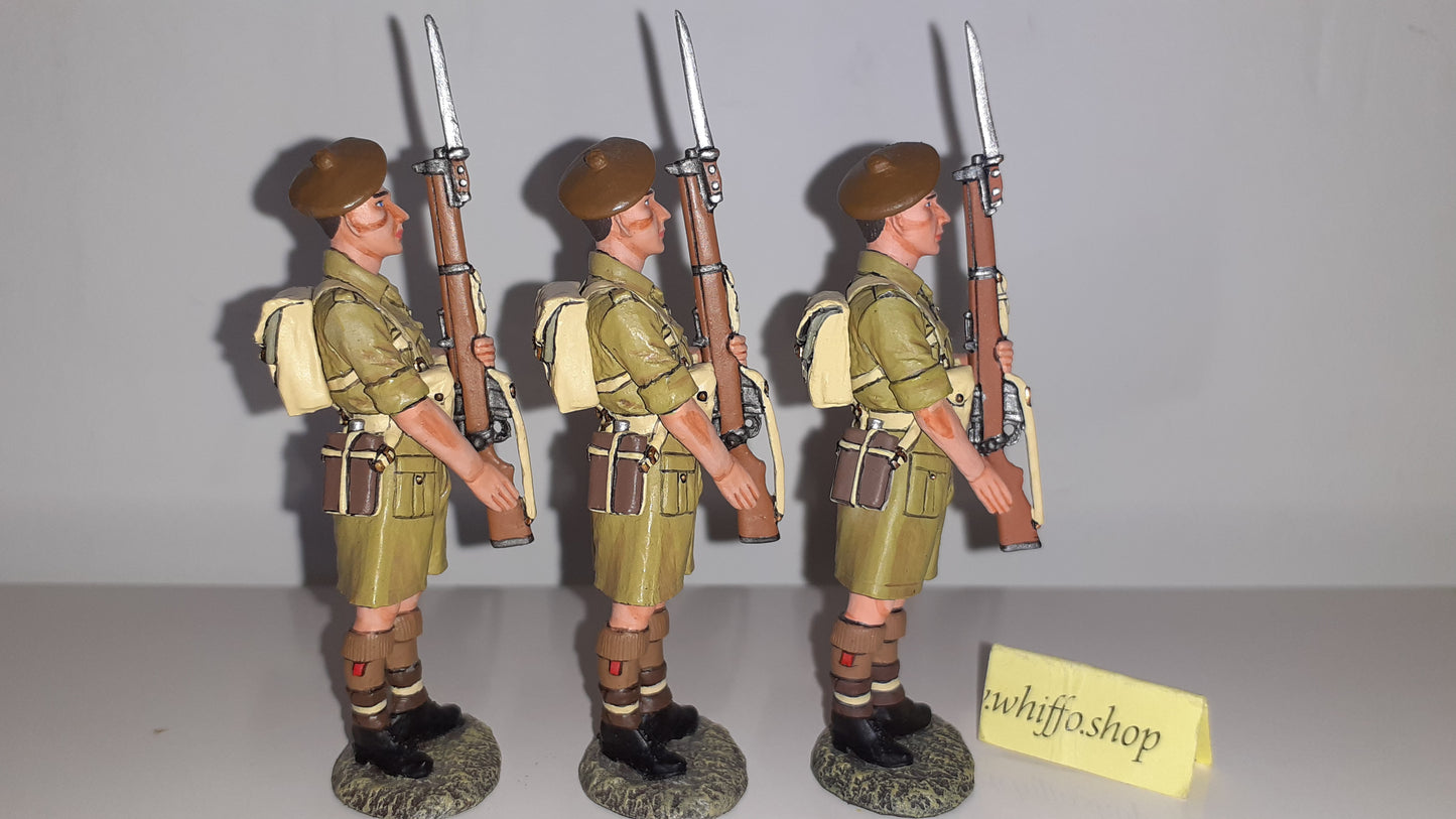 King and country 3 Figures Ea33 Ea033 8th Army Scottish 2009 boxed Rbwdb