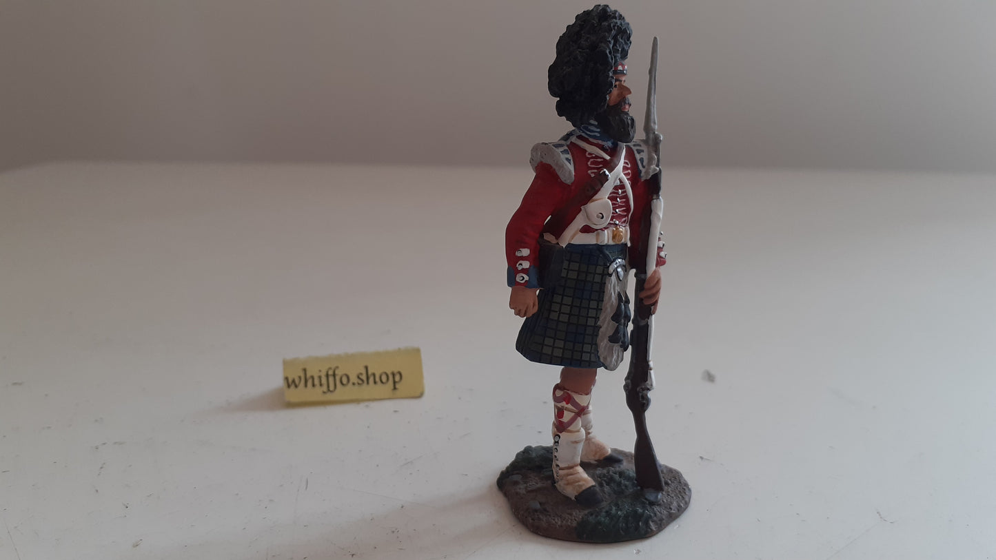 Britains 10001 museum collection black crimean war Highlander metal boxed s8