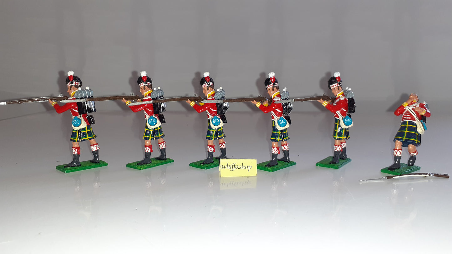 Little Legion Napoleonic Waterloo Gordon Highlanders Wb19 Box 1:32 metal S7