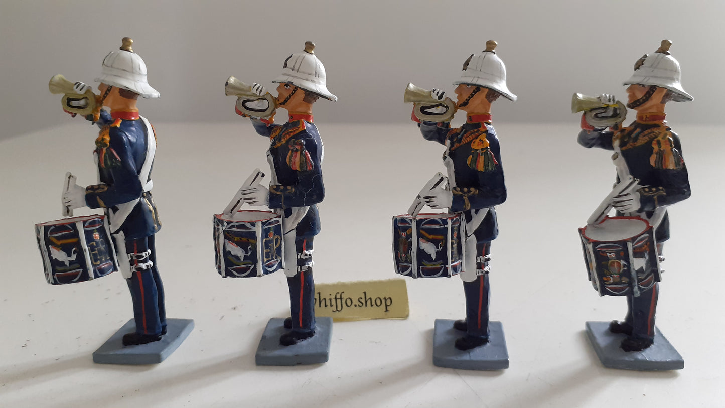 King and country ww2 royal marines band boxed 1:30 wdb50 set 2