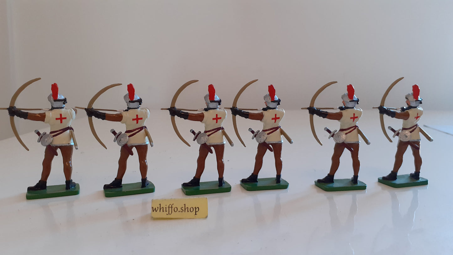 BRITAINS 40235 Knights Of Agincourt english longbow archers 2003 1:32  s8b30