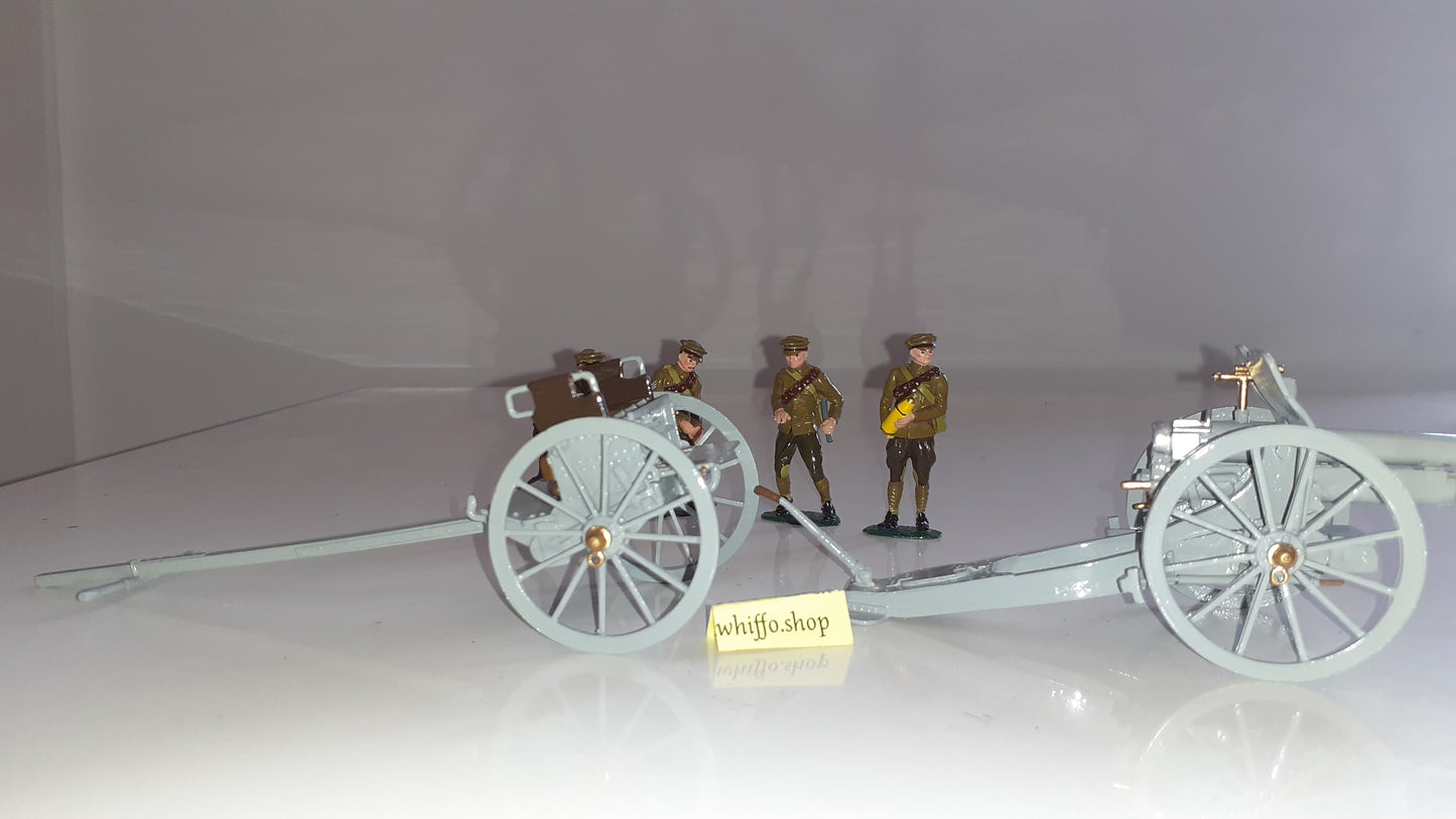 Britains 8912 Ww1 Artillery 4.5 Howitzer Limber Khaki 1993 s855