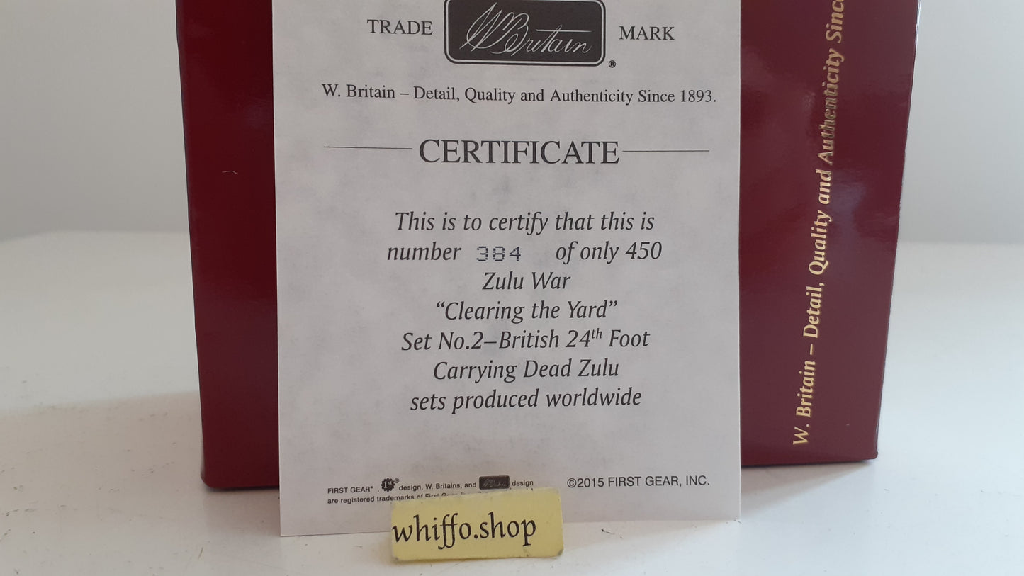 Britains 20164 clearing yard 24th foot Zulu War  only 450 made 2015 boxed S540