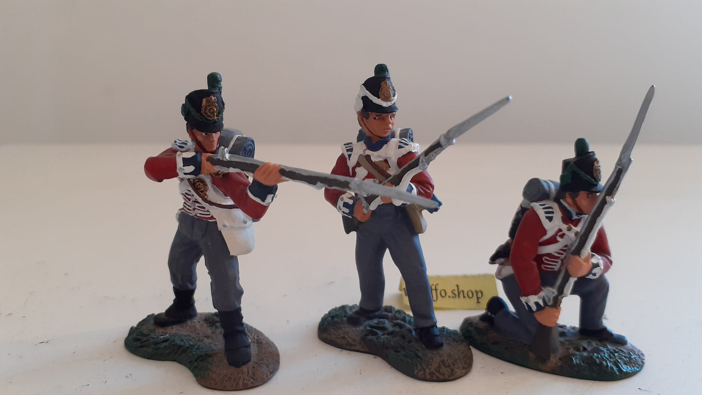 britains 00150  napoleonic hougoumont Waterloo coldstream guards 1999 box s738