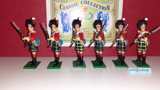 trophy miniatures 1991 Wa14 Gordon highlanders Waterloo Napoleonic 1:32 Box S7