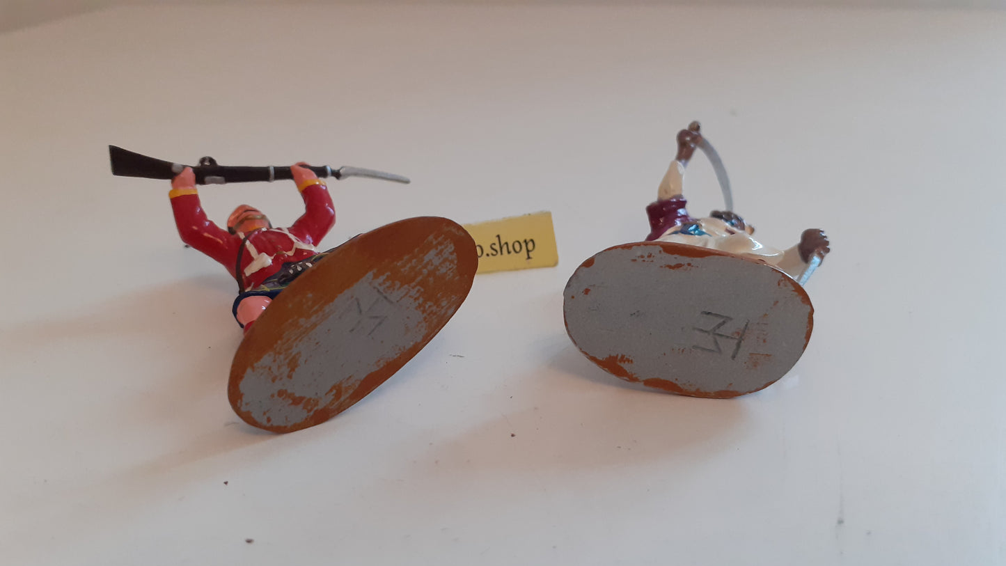 trophy miniatures 1991 egypt sudan ht4 arab bedouin v Gordon highlander box S426