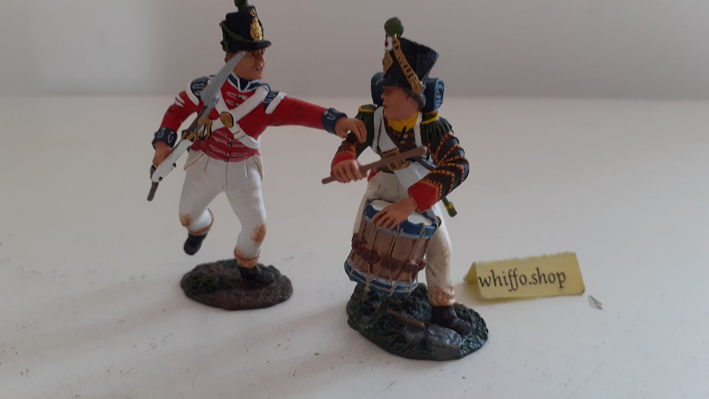 britains 17884 drummer  napoleonic hougoumont Waterloo coldstream 2007 box s533