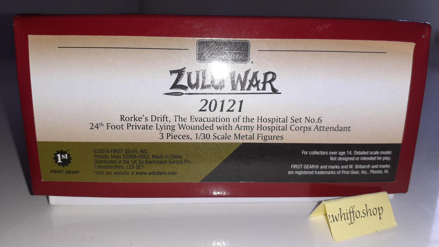 Britains Zulu War 20121 24th Foot Hospital Ramc Casualty metal boxed 2014 S7