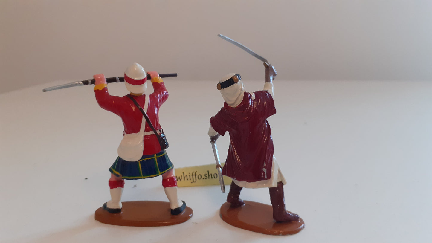 trophy miniatures 1991 egypt sudan ht4 arab bedouin v Gordon highlander box S426