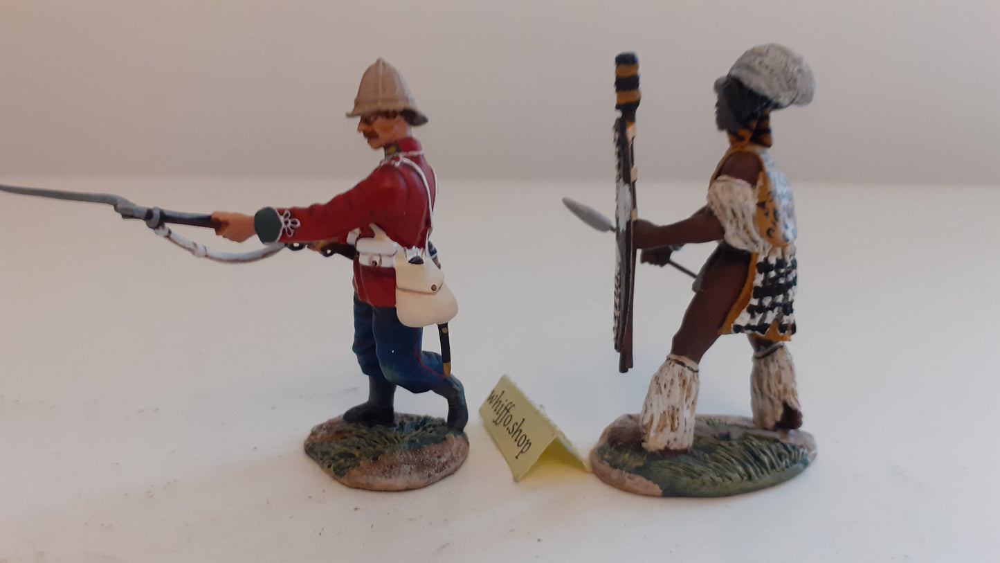 Britains 20131 24th foot stuck bayonet in shield 500 made Zulu War 2013 s564