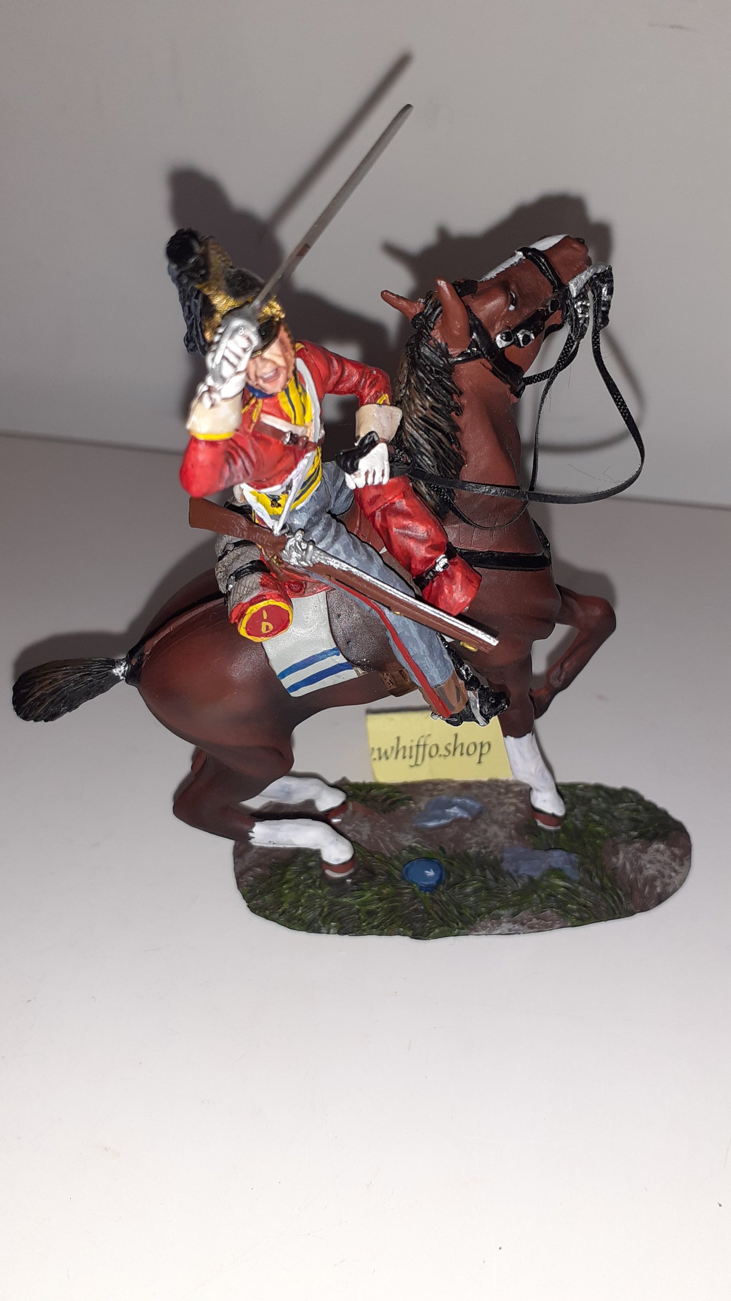 Britains 36062 Napoleonic Waterloo 1st Royal Dragoons Trooper Charging boxed S8