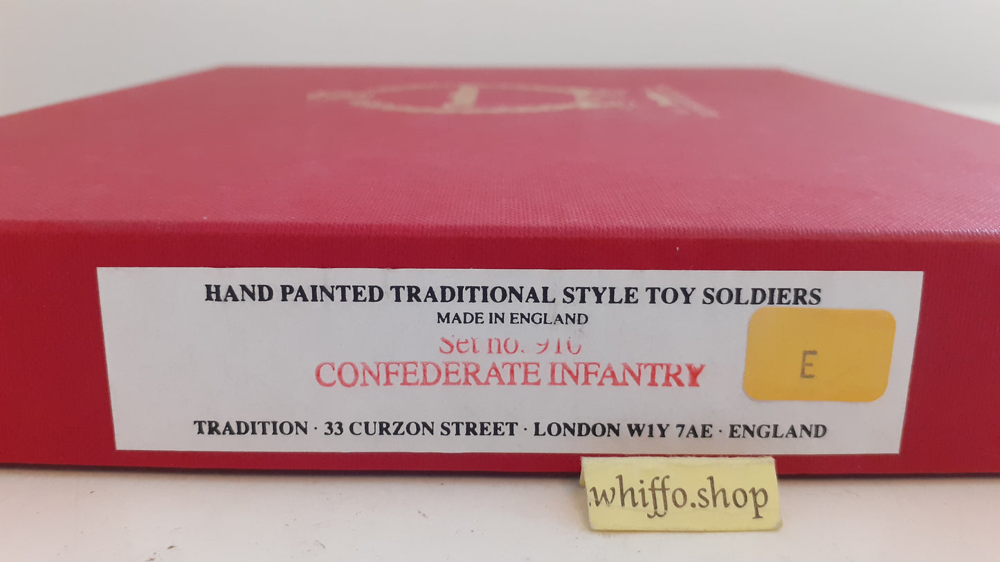 tradition 916 acw confederate infantry 1995 made 1:32 metal S450