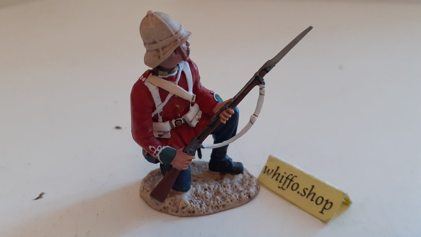 Britains 20165 Zulu wars 24th Foot kneeling 1:32 2014 boxed B627