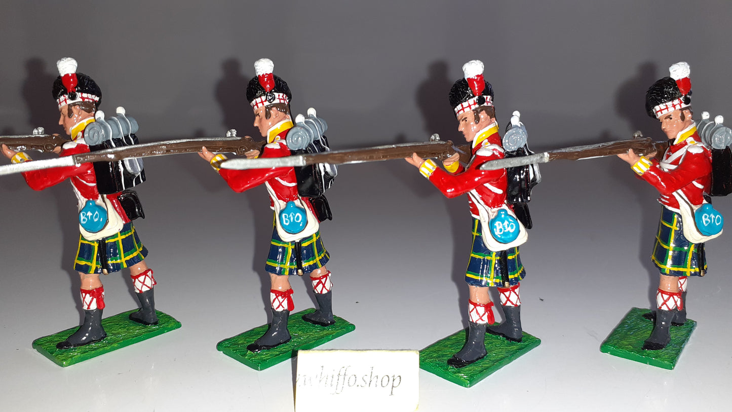 Little Legion Napoleonic Waterloo Gordon Highlanders Wb19 Box 1:32 metal S7