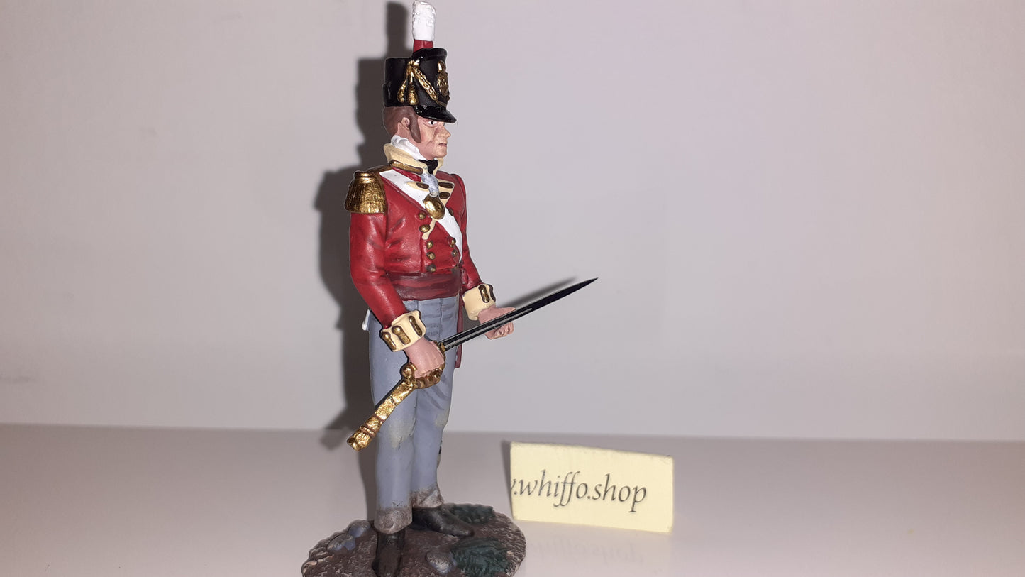 Britains 36096 2013 44th Foot Officer Waterloo Napoleonic  boxed 1:32 B10