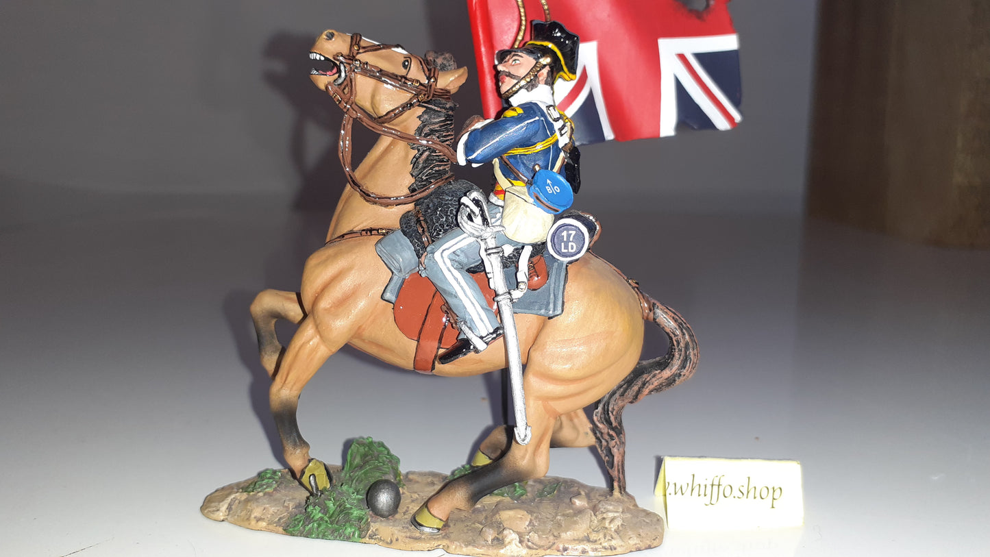 King and country Crw03 Crimean War 17th Lancer Flag Light Brigade 2007 boxd S1