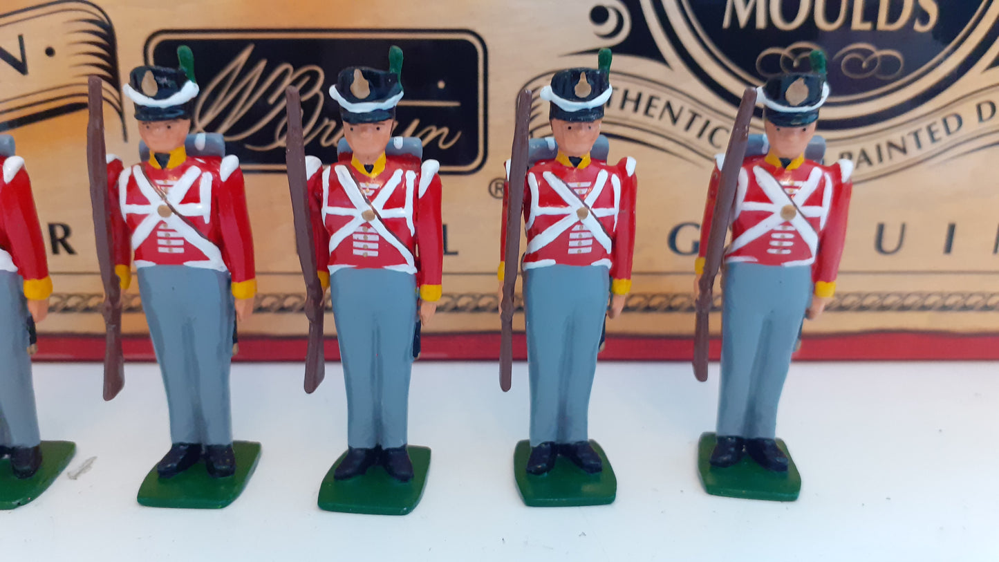 Britains 40194 1815 british infantry Napoleonic waterloo boxed  1:32 2008 s625