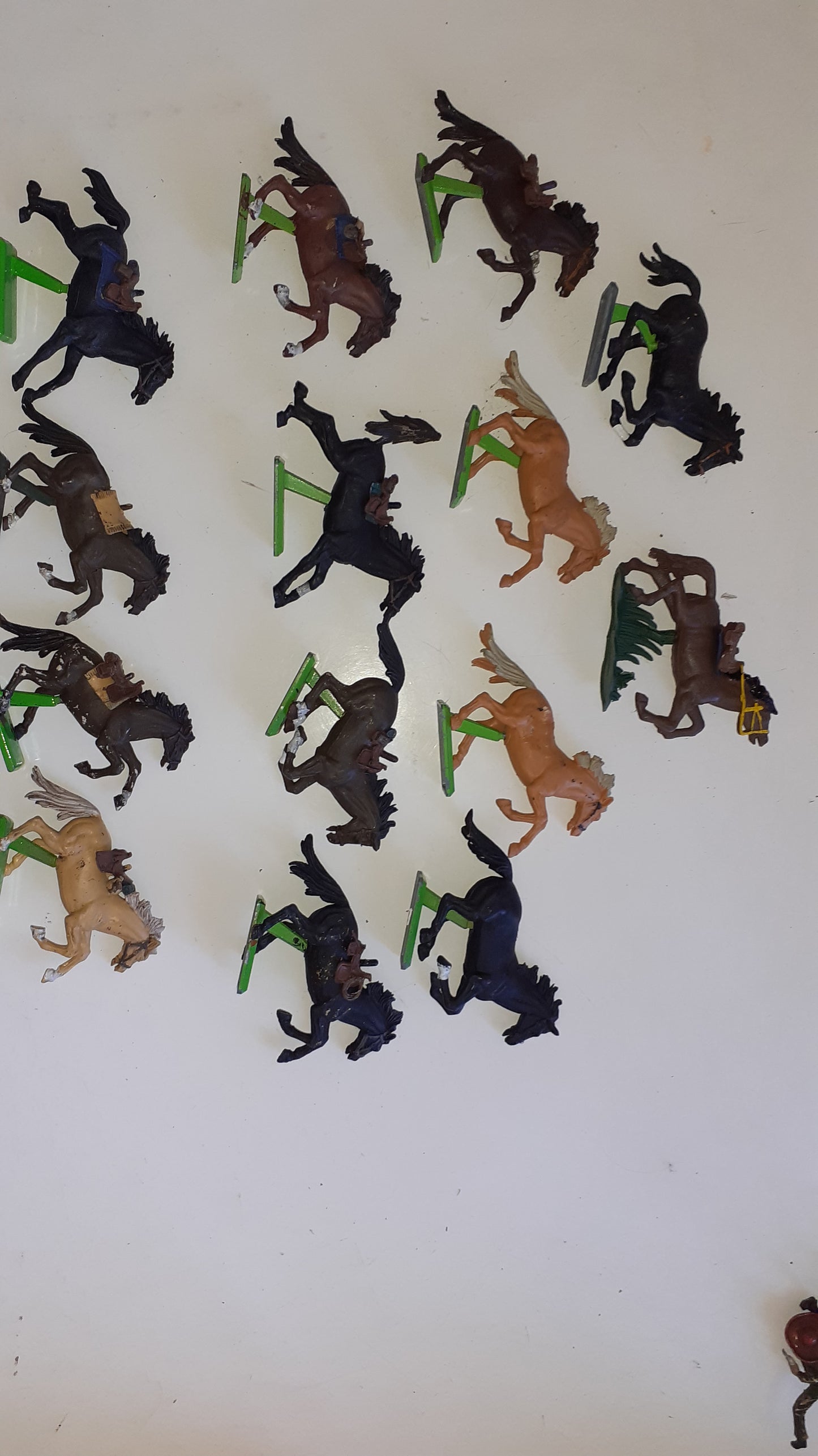 Britains deetail acw  Wild West horses 1970s 1:32  b25