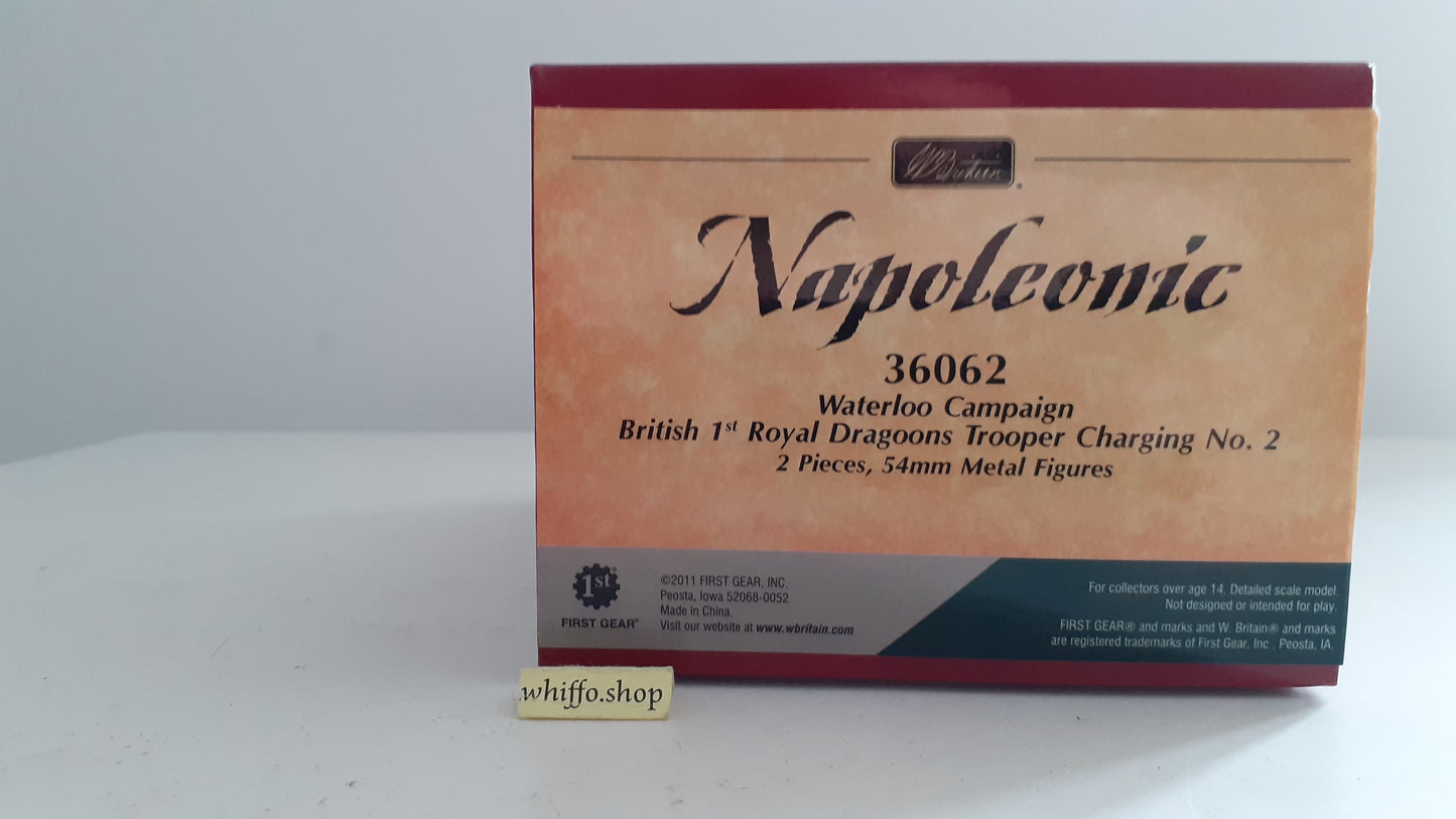 Britains 36062 Napoleonic hougoumont Waterloo 1st royal dragoons 600 made s8b47
