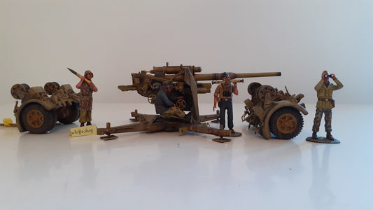 Figarti Ww2 German 88mm Crew Trailer. Only 100 Made 2009 boxd 1:30 king and country compatible  S475