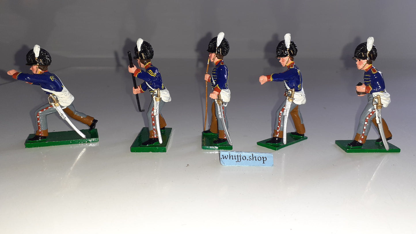 trophy miniatures 1991 Napoleonic Rha Rotal Horse Artillery Eq7 Eq59 1:32 s896