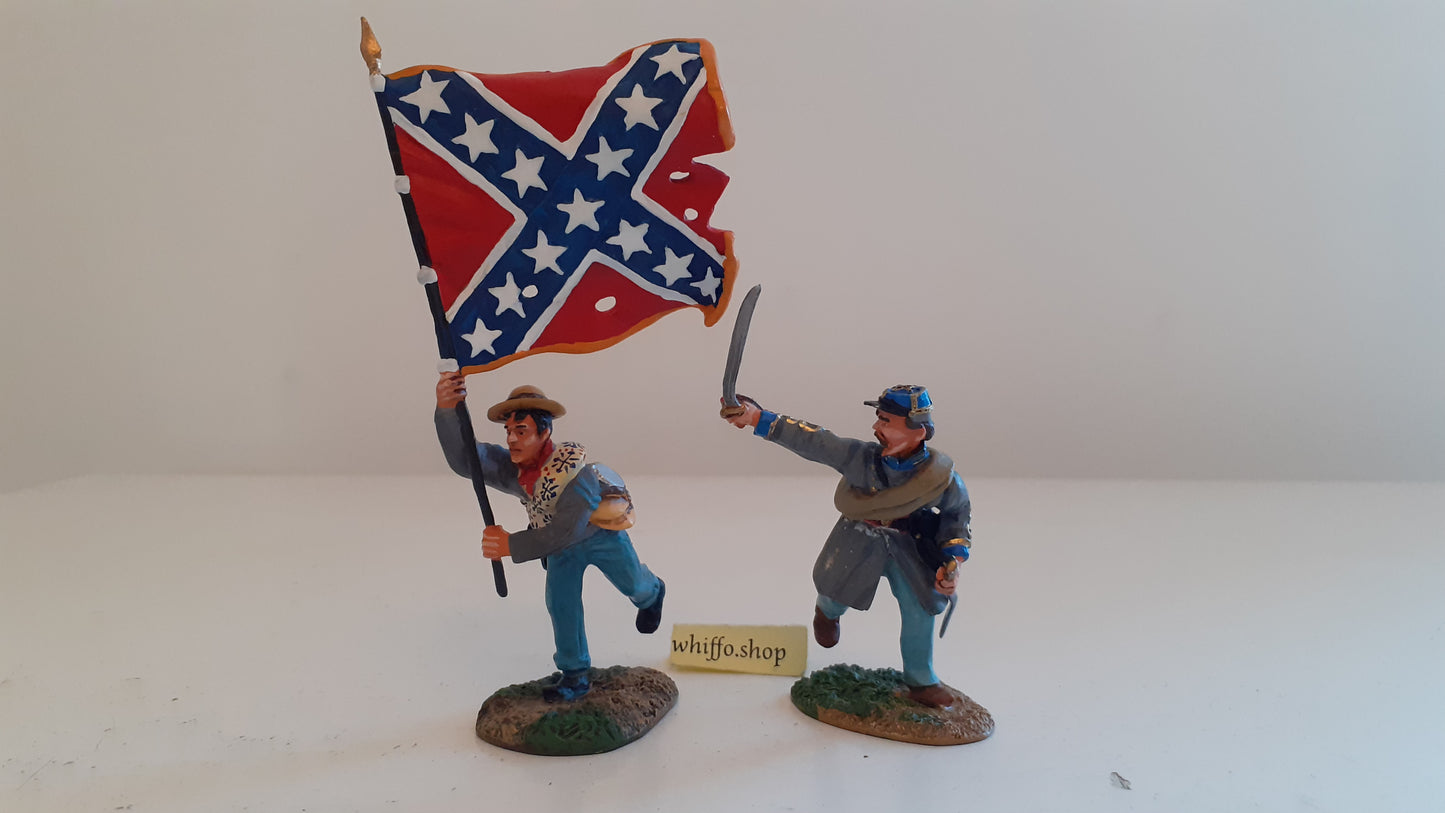 conte 57104 1999  confederate charging command acw metal boxed  1:32 s328