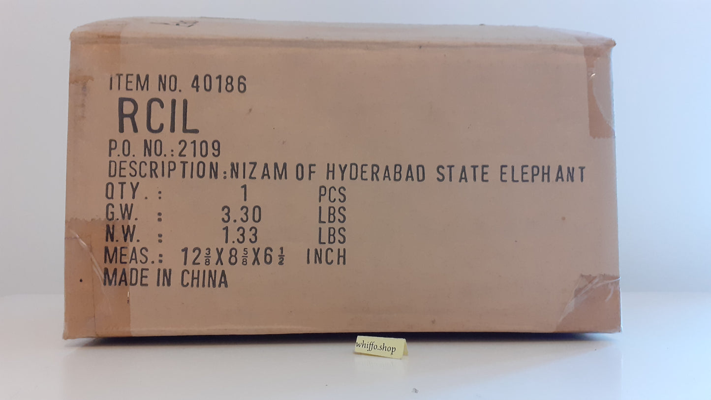 Britains 40186  Durbar State Royal Hyderabad Elephant  1997 1 Fig Missing Wb80
