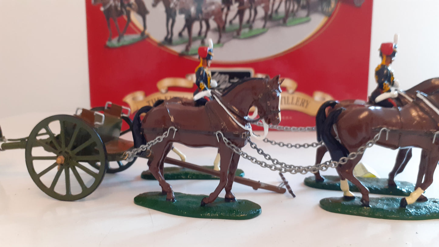 Britains 40188 Kings Troop Royal Horse Artillery 2001 1:32 metal wdb84