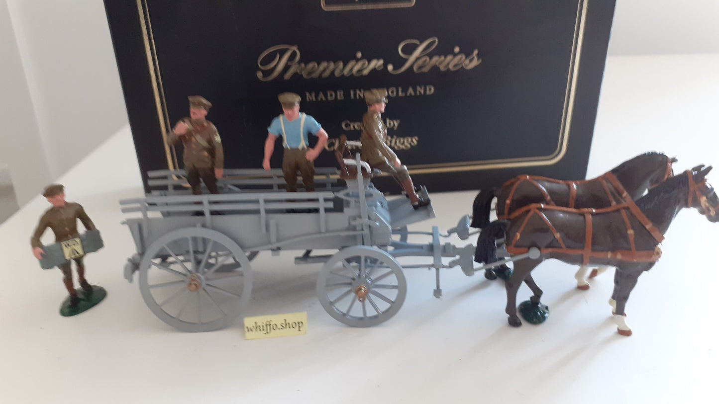 Britains 8920 Ww1 general service gs wagon 4 asc crew Khaki 1993 s148
