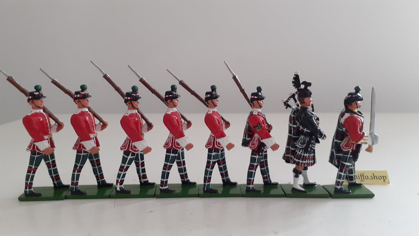 Britains 00127 highland light infantry piper 1999 1:32 metal S730