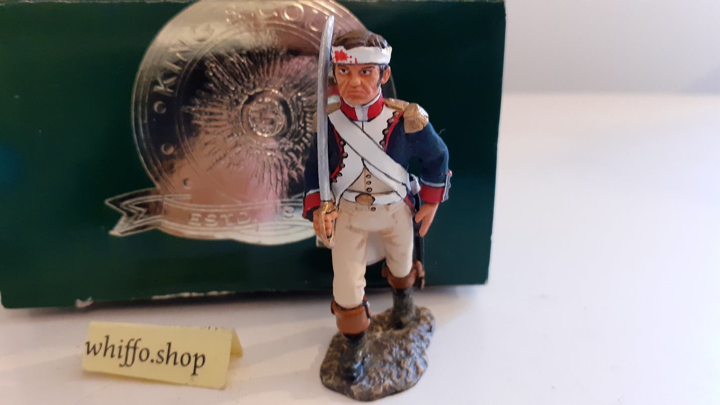 King and country French Infantry Officer Napoleonic boxd 1:30 na24 2003 Rb23