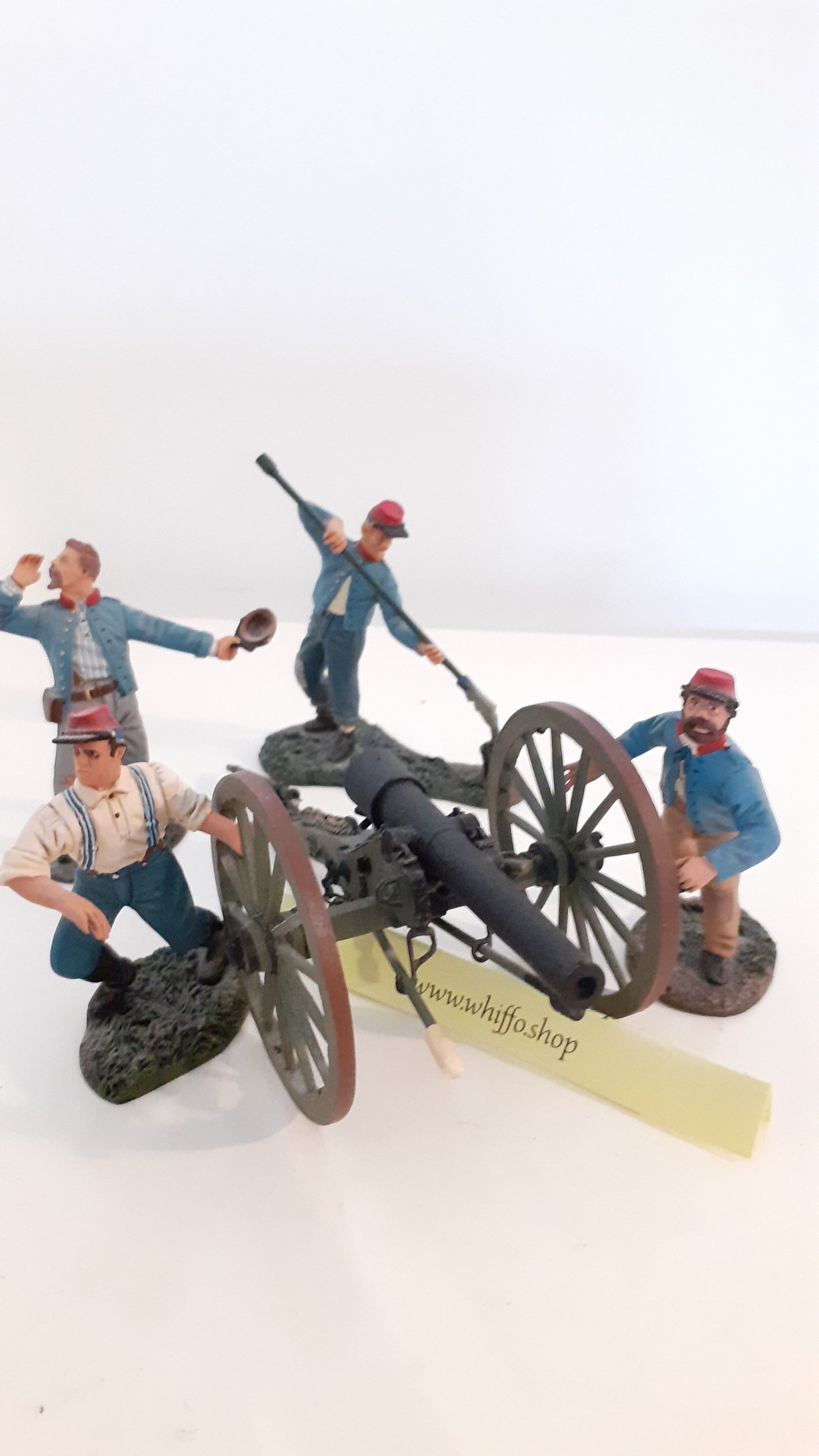 Britains 31032 2009 Acw Confederate Artillery Parrot Gun Crew boxed 1:32 Wdb