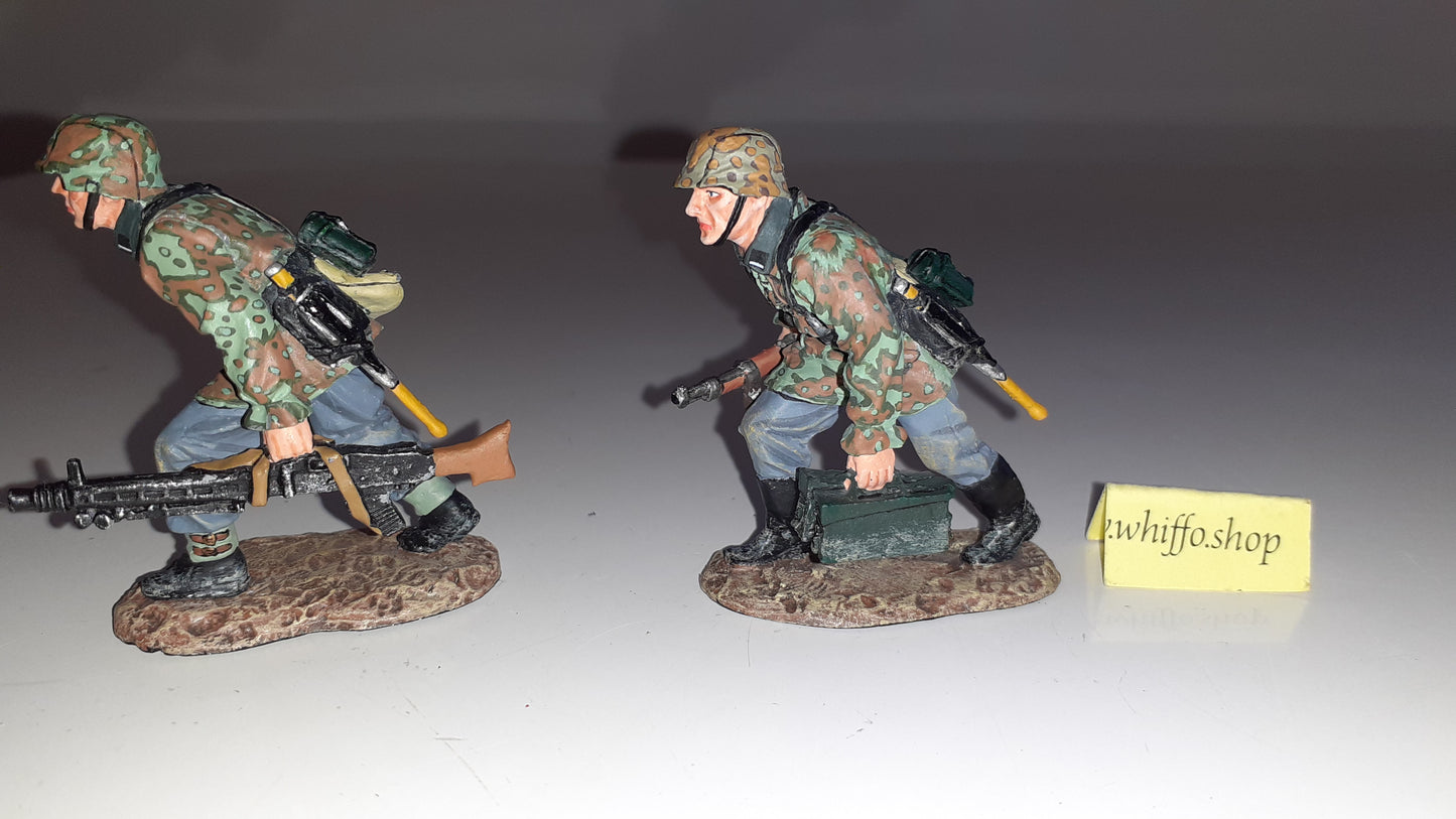 king and country wss123 ws123 ww2 german waffen mg42 Team 1:30 metal boxed 2008 s8