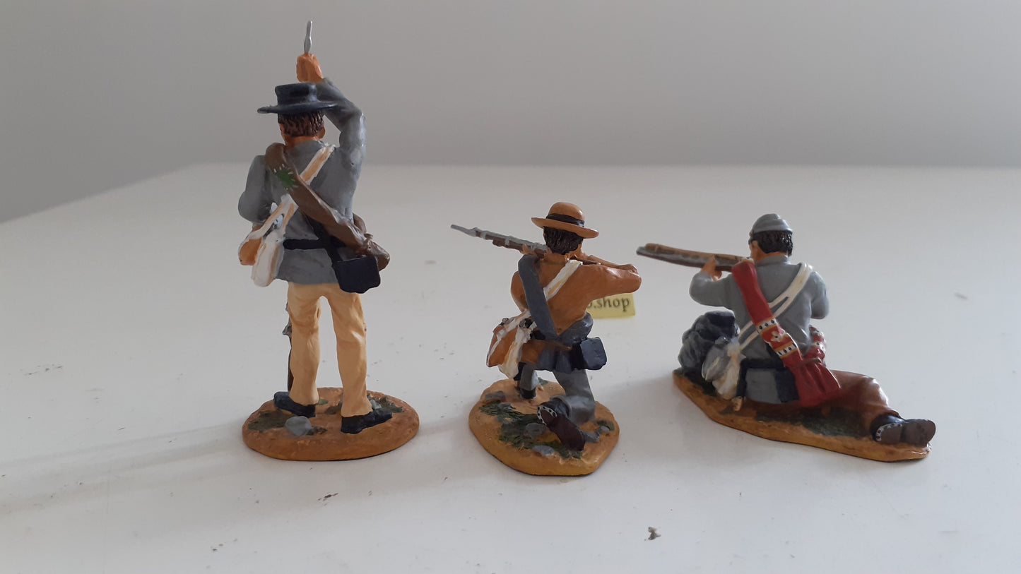 Britains 17430 2003 acw confederate 55th north carolina sharpshooters 1:32  s512