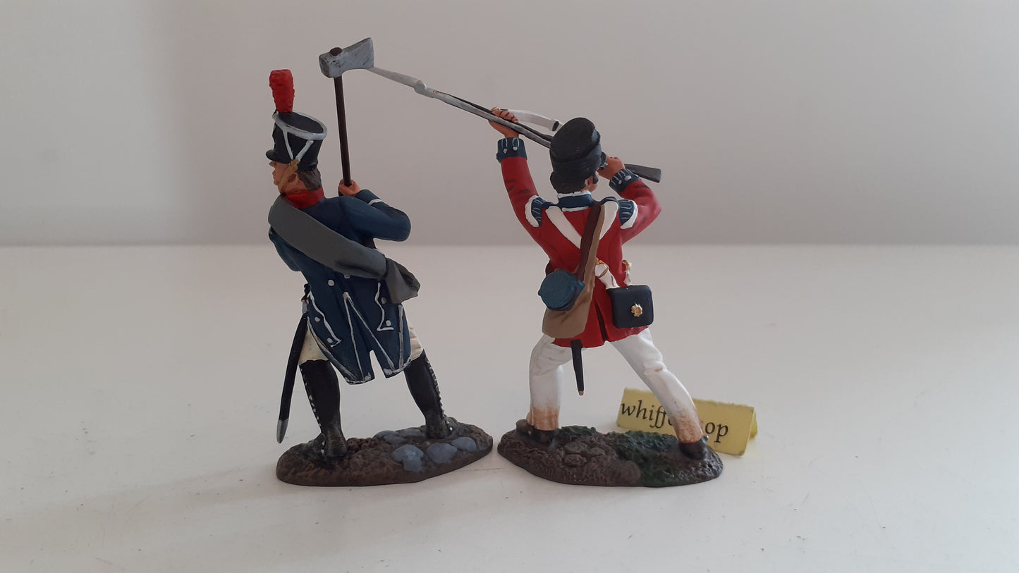 britains 17881 lt legros napoleonic hougoumont Waterloo coldstream 2007 box s533
