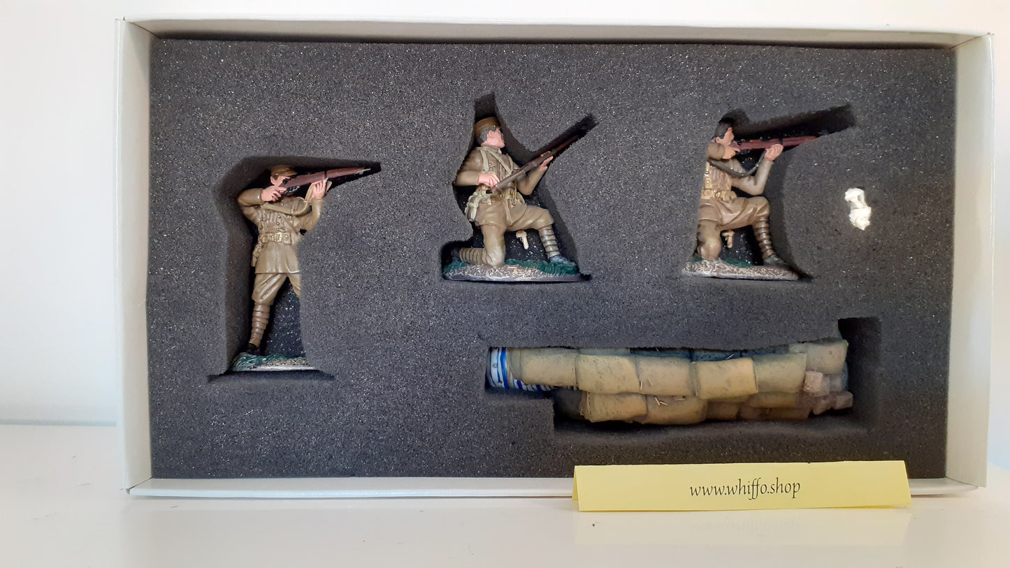 Britains ww1 17634 British infantry mons fusiliers 1914 metal boxed S2