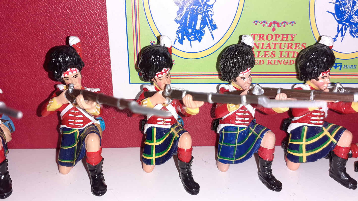 trophy miniatures 1991 Wa13 Gordon highlanders Waterloo Napoleonic 1:32 Box S2