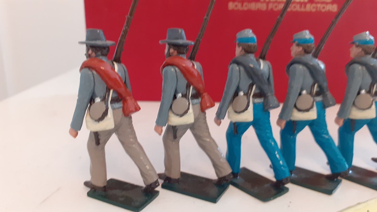 tradition 916 acw confederate infantry 1995 made 1:32 metal S450