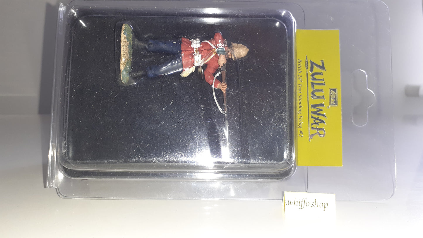 Britains 20071 Zulu wars 24th Foot Standing Firing 1:32  2010 boxed B12